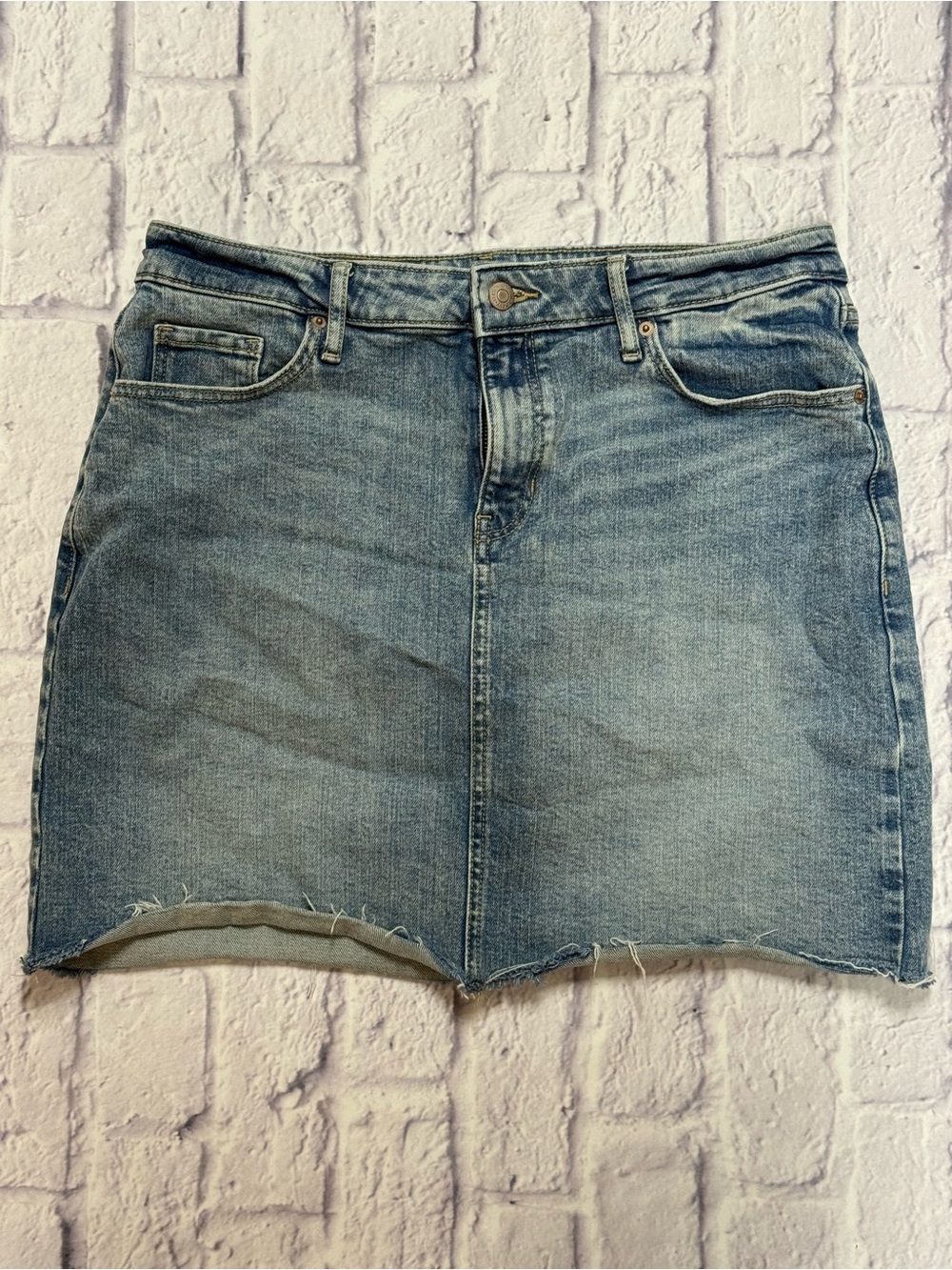 Old Navy Light Blue Denim Mini Skirt